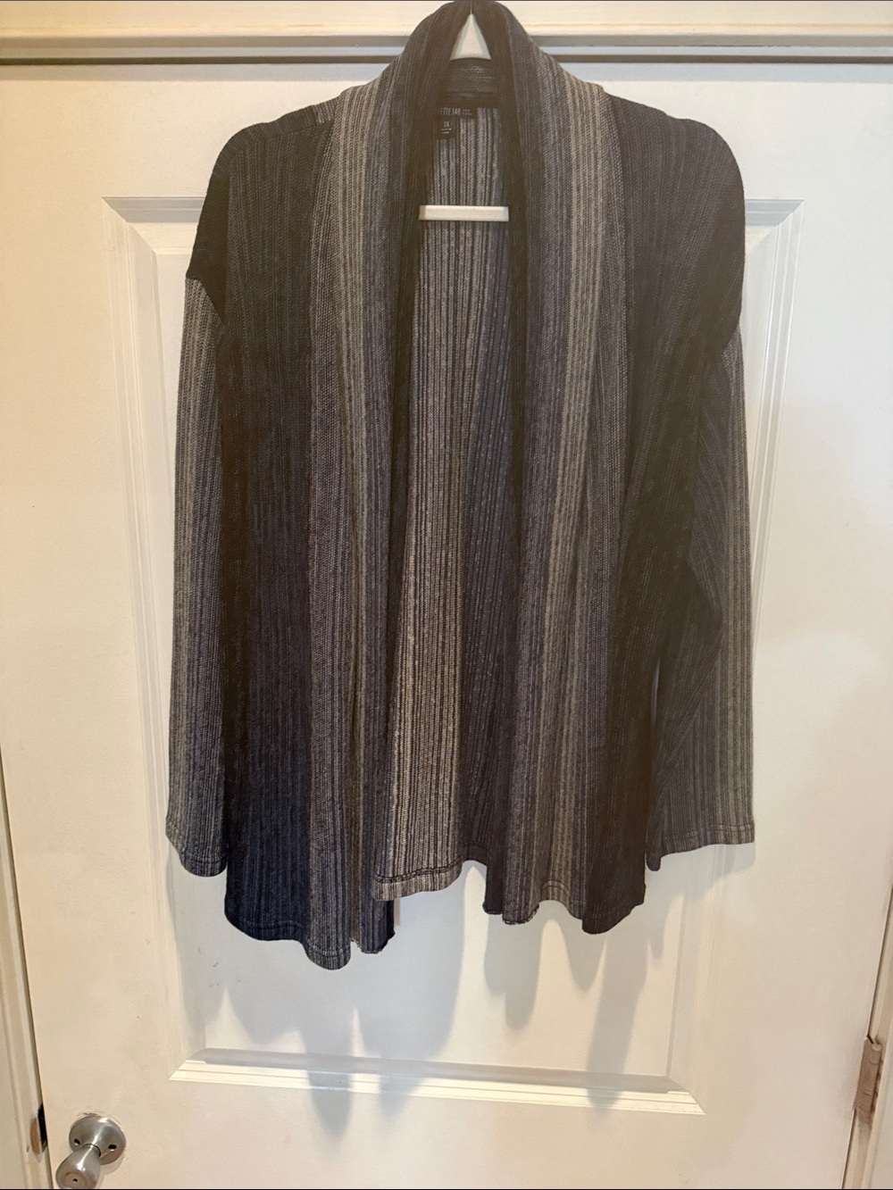 Lafayette 148 Womens Sweater Cardigan Large Black 1X